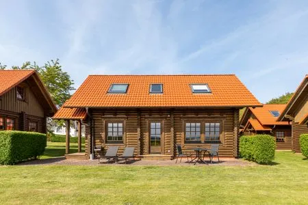 Hauptansicht Blockhaus Vasco da Gama - 1. Reihe Meerblick