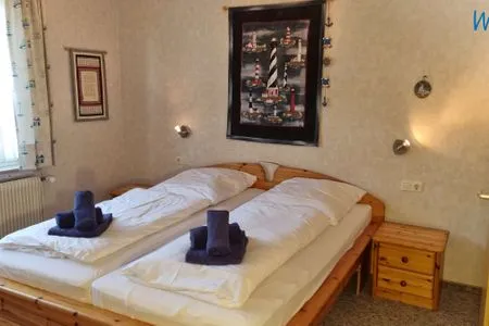 Schlafzimmer Haus Feldmann Kleine Ferienwohnung Lüttje Dröm