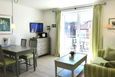 Wohnbereich der Sonnenoase in Wittdün auf Amrum Strand Residenz Ferienwohnung *SonnenOase*