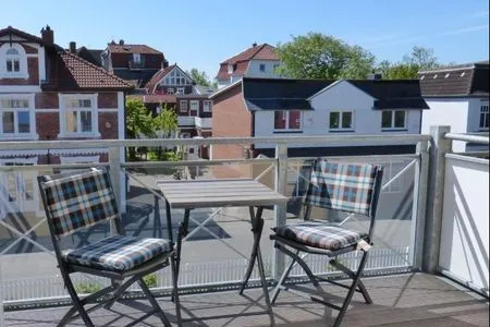 Balkon der Sonnenoase in Wittdün auf Amrum Strand Residenz Ferienwohnung *SonnenOase*