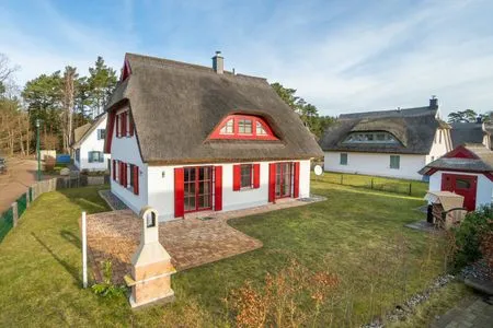Vogelperspektive Ferienhaus am Dünenwald