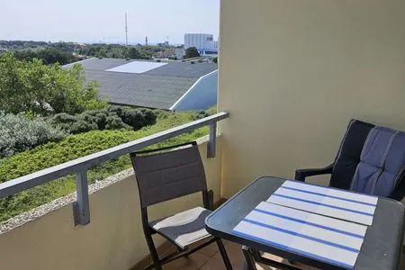 Balkon Ferienhaus Seeblick Ferienwohnung 51