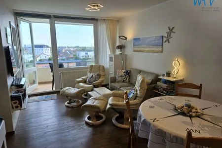 Wohnzimmer Ferienhaus Seeblick Ferienwohnung 51