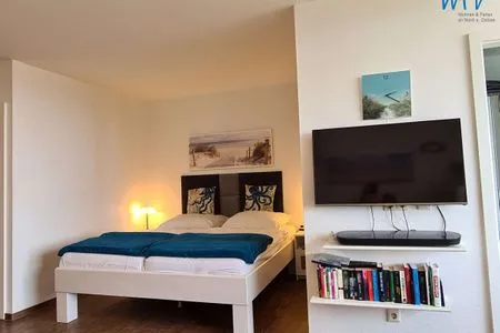 Schlafzimmer Ferienhaus Seeblick Ferienwohnung 51