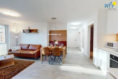 Wohnzimmer Haus Seeblick Ferienwohnung Nordseekieker