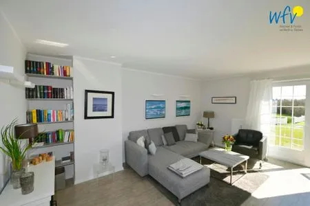 Wohnzimmer Landhaus Gertrude Ferienwohnung Muschelweg