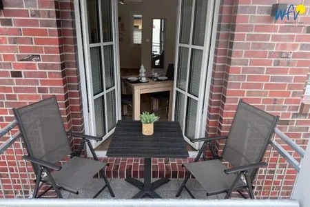Balkon Haus Likedeeler Ferienwohnung 1