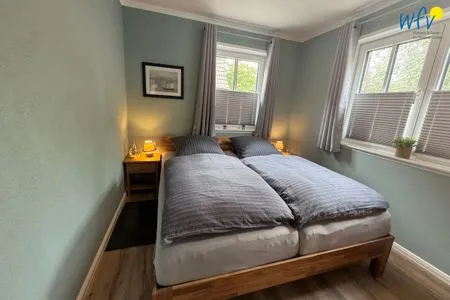 Schlafzimmer Haus Likedeeler Ferienwohnung 1