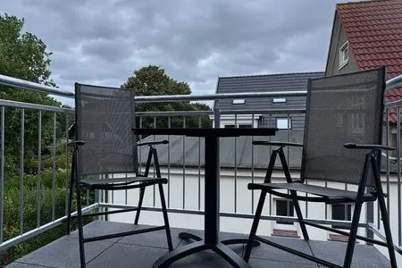 Balkon Haus Likedeeler Ferienwohnung 2