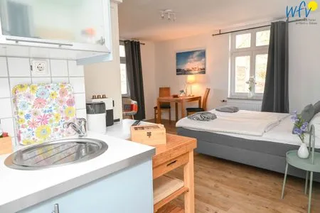 Schlafzimmer Villa Sanssouci Ferienwohnung Schwalbennest