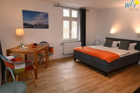 Schlafzimmer Villa Sanssouci Ferienwohnung Schwalbennest