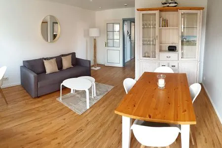 Wohnzimmer der Ferienwohnung Windstille in Wittdün auf Amrum Ferienwohnung *Windstille*