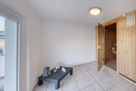Ferienhaus Seehus Malchow hauseigene Sauna  Seehus