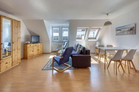 Ferienwohnung Studio Waren großzügiges Wohnzimmer  Studio
