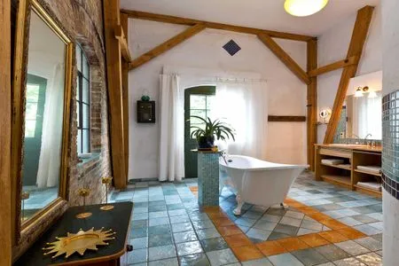 Badezimmer  Blauregen