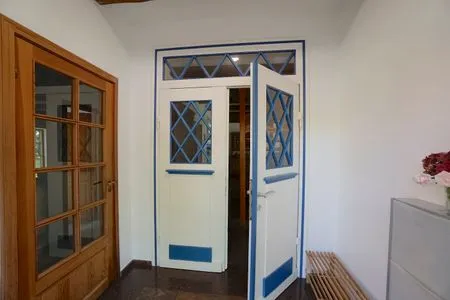 Fassade / Eingang Urlaub auf dem Ponyhof - Ferienhaus für bis zu 9 Personen