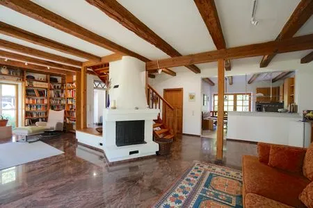 Wohnzimmer Urlaub auf dem Ponyhof - Ferienhaus für bis zu 9 Personen