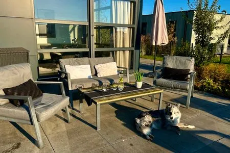 Enkhuizer Strand Chalet WolkeSieben mit Zaun Haus Nr. 202 Enkhuizen / IJsselmeer - 