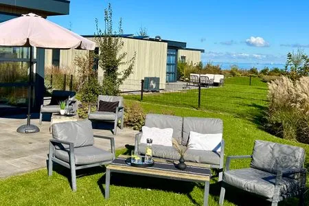 Enkhuizer Strand Chalet WolkeSieben mit Zaun Haus Nr. 202 Enkhuizen / IJsselmeer - 