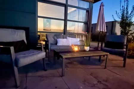 Enkhuizer Strand Chalet WolkeSieben mit Zaun Haus Nr. 202 Enkhuizen / IJsselmeer - 