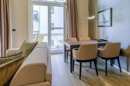 Ferienwohnung Ostseemöwe Ostseebad Wustrow mit separaten Esstisch  Ostseemöwe
