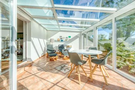 Ferienwohnung Eddi Waren (Müritz) - Blick in den Wintergarten  Eddi