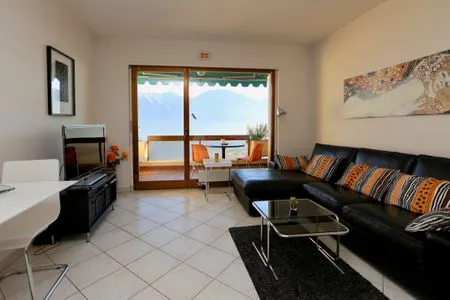 Wohnzimmer Ferienwohnung D24