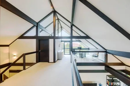 Ferienhaus HUF-Haus in Waren (Waren Müritz) Blick in den offenen Arbeitsbereich  HUF-Haus