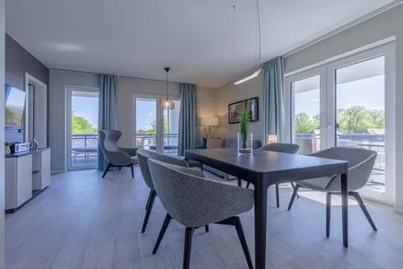 Ferienwohnung Strandluft Ostseebad Wustrow ZweiWasser Alte Seefahrtschule Essbereich  Strandluft