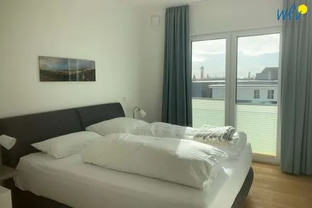 Schlafzimmer Haus Seeblick Ferienwohnung Strandgold