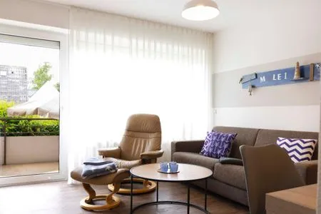 Wohnzimmer (DKK1c)  Ferienwohnung Mole-1