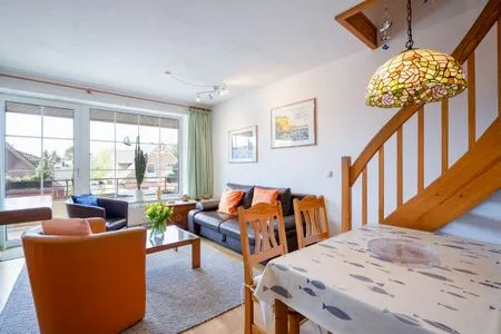 Wohnzimmer (DKK7b) Ferienwohnung Strandmuschel