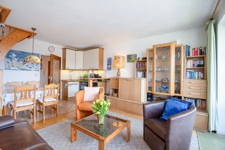 Wohnzimmer (DKK7b) Ferienwohnung Strandmuschel