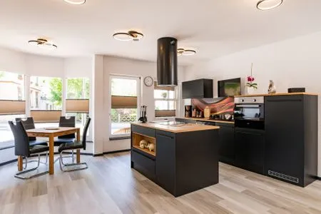 Küche mit Essbereich, lichtdurchflutet Ferienwohnung Hopf