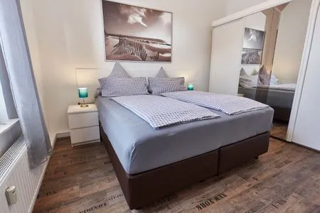 Schlafzimmer Hus up de D - Ferienwohnung 1