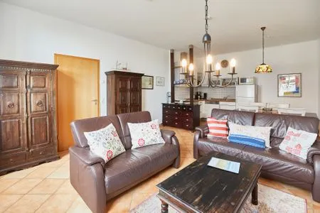 Wohnzimmer Haus Walfänger - Ferienwohnung 1