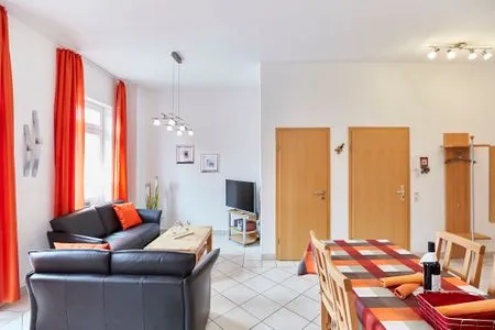 Wohnzimmer Haus Stella Maris - Ferienwohnung Sternenmeer