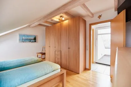 Schlafzimmer Haus Stella Maris - Ferienwohnung Sternenmeer