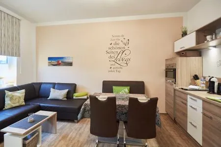 Wohnzimmer Borkumer Hof - Ferienwohnung 3 - Borkumperle