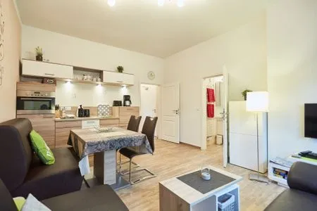 Wohnzimmer Borkumer Hof - Ferienwohnung 3 - Borkumperle