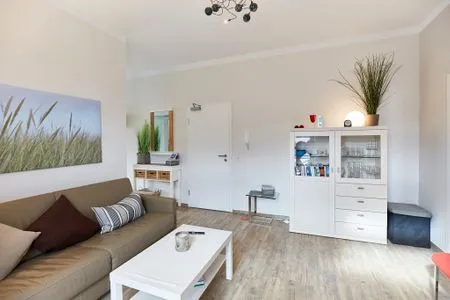 Wohnzimmer Borkumer Hof - Ferienwohnung 4 - Tüskendör