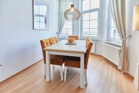 Wohnzimmer Haus am Leuchtturm - Ferienwohnung Sterne