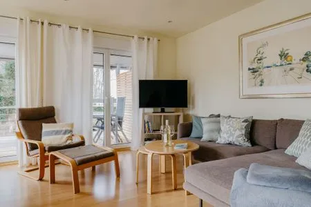 Wohnzimmer Ferienhaus Emil am Wald