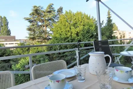 Balkon Ferienwohnung Am Strandbad