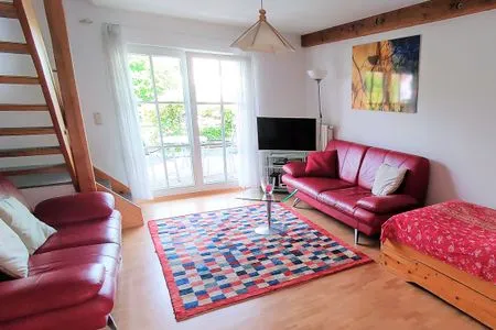 Wohnzimmer ABC Ferienwohnungen Maisonette-Wohnung B1****