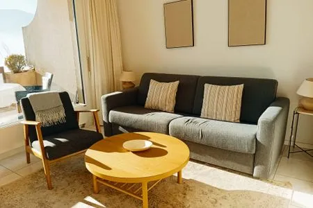 Wohnzimmer Ferienwohnung C12