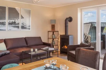 Wohnzimmer Dünenhuus West