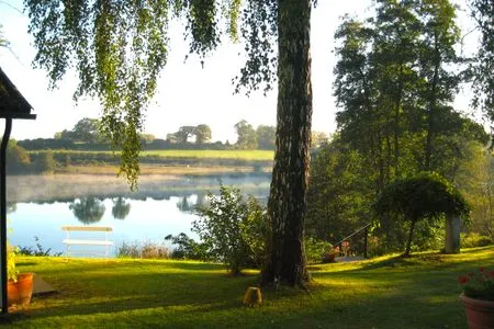 Gartenblick Haus Krähennest