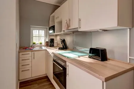 Küche / Küchenzeile Seeschlößchen Ferienwohnung 4