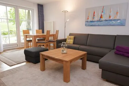 Wohnzimmer Seeschlößchen Ferienwohnung 5